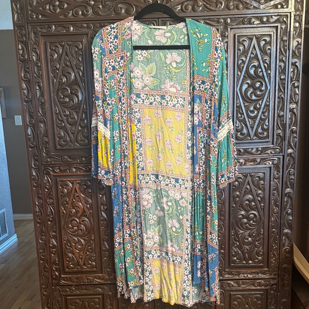 Jade by Jane Floral Kimono/Duster